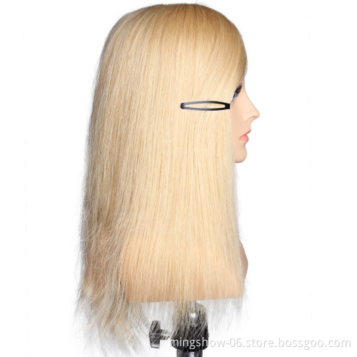 hairdressing head manufacture,613 practice dolls blond color